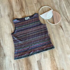 Chico’s Design multicolored tank top